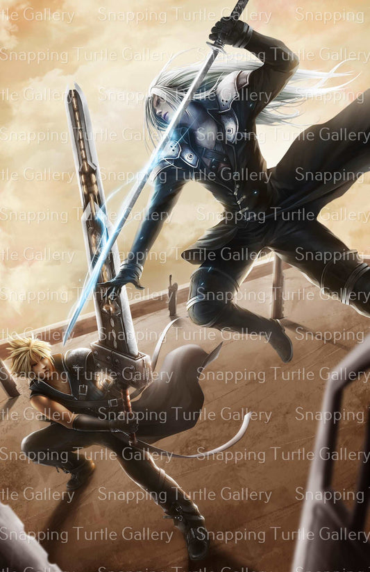 Cloud vs Sephiroth - Final Fantasy - Snapping Turtle Gallery