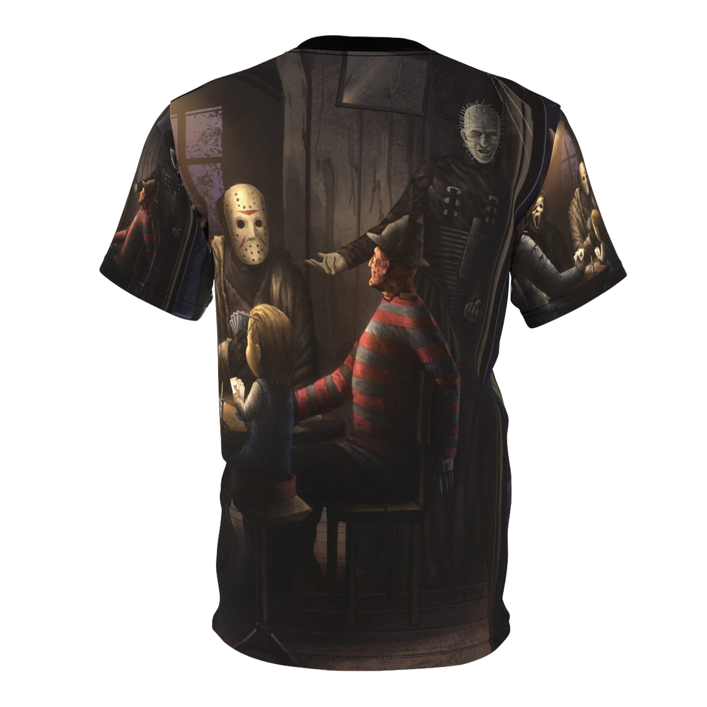 Classics Horror Icons Playing Poker Tee