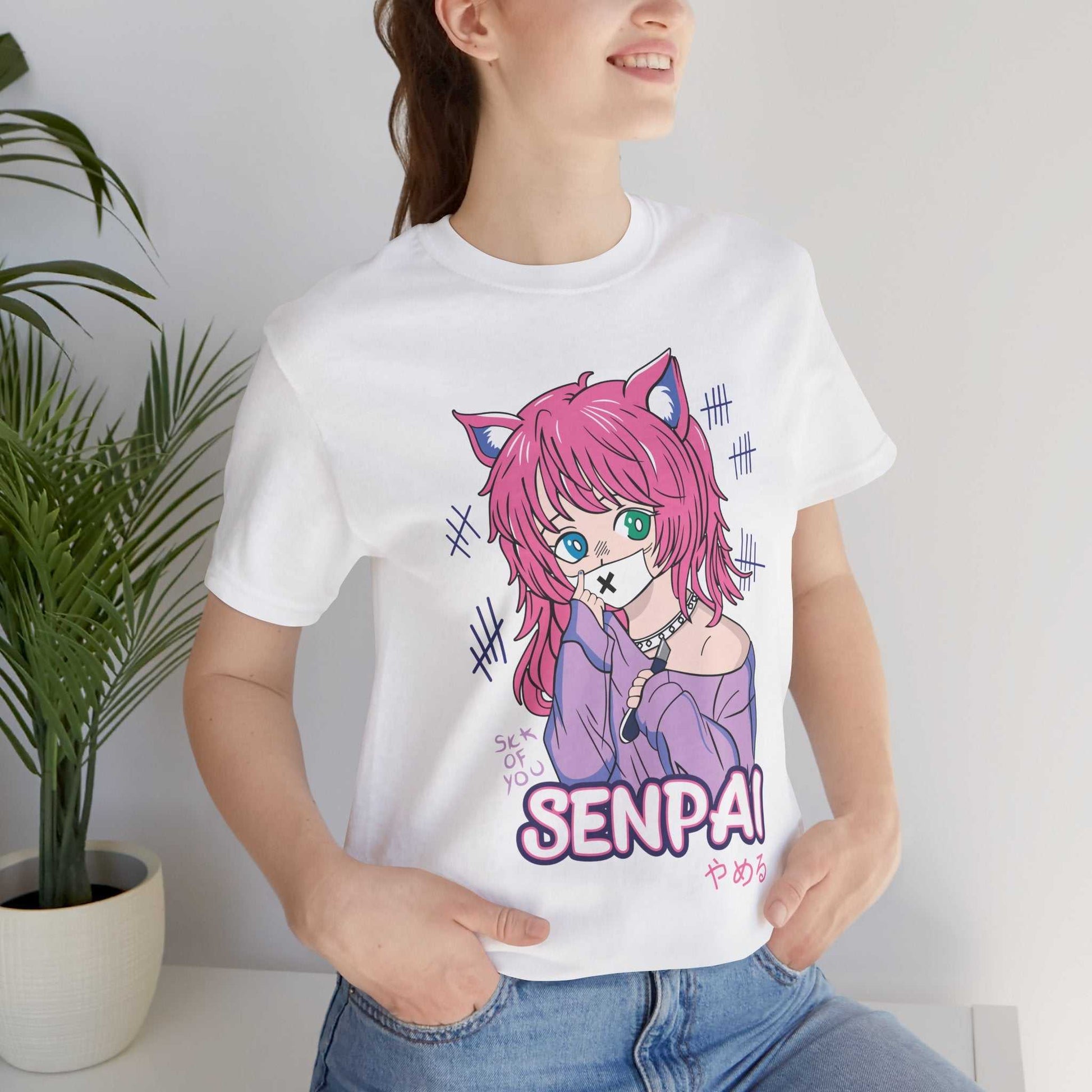 Senpai Cat Girl Shirt