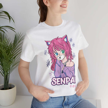 Senpai Cat Girl Shirt