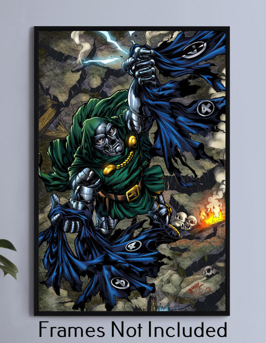 Doomed Fantastic Four Wall Art