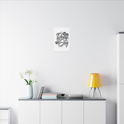 "Do What Brings You Joy Inspirational Wall Art on premium canvas, acrylic, and metal – front view"

