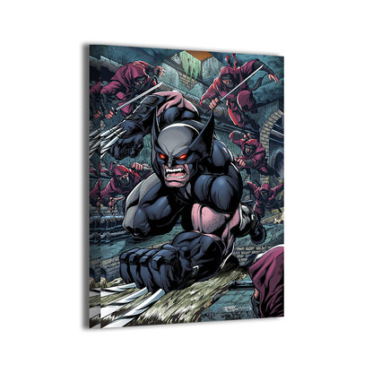 Feral Warrior vs Assassins Wall Art