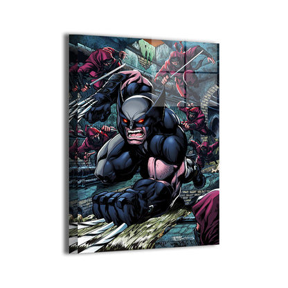 Feral Warrior vs Assassins Wall Art