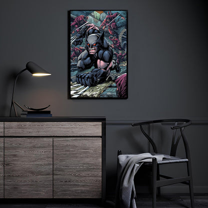 Feral Warrior vs Assassins Wall Art