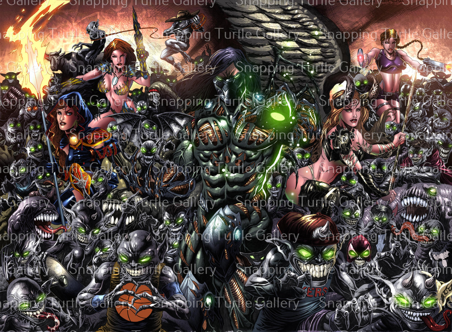 Darkness TeamUp Wall Art