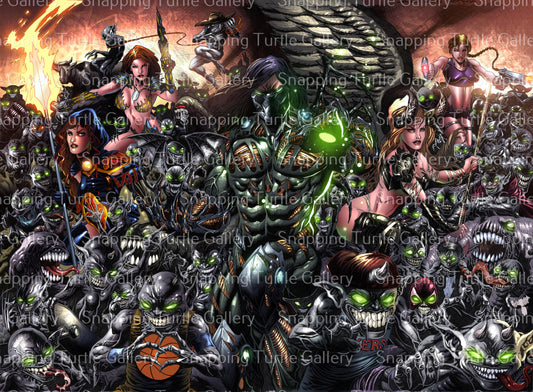Darkness TeamUp Wall Art