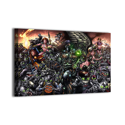 Darkness Unleashed Wall Art