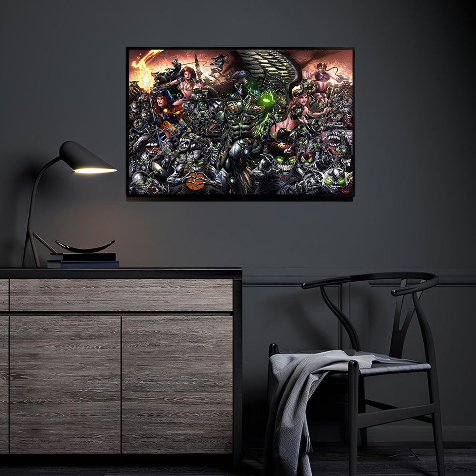 Darkness Unleashed Wall Art