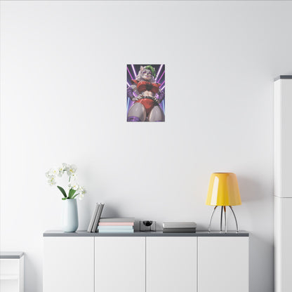 Sexy Roxanne Wolf Wall Art on premium canvas, acrylic, and metal – front view featuring Roxanne Wolf from Five Nights at Freddy’s