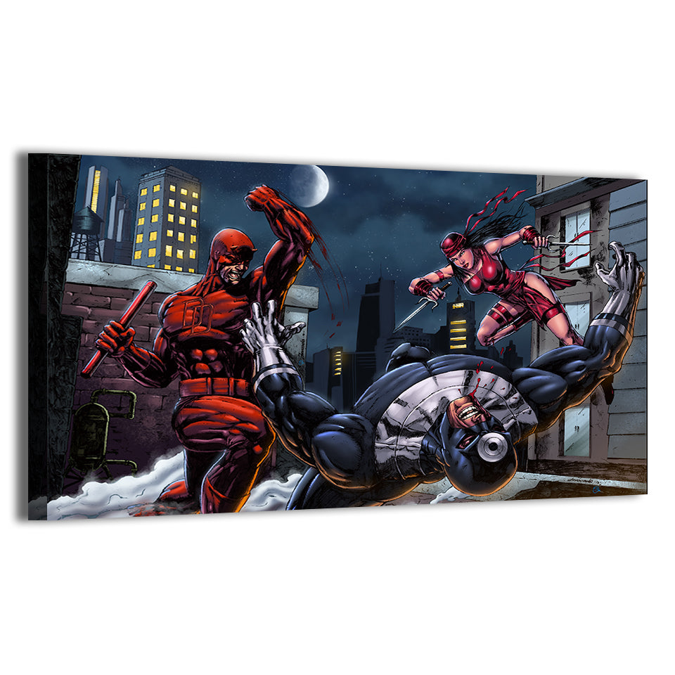 Daredevil and Electra Vs Bullseye - Snapping Turtle Gallery