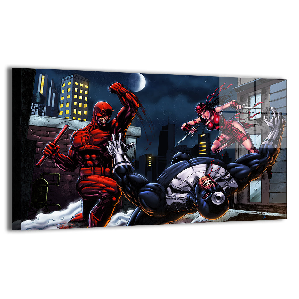 Daredevil and Electra Vs Bullseye - Snapping Turtle Gallery