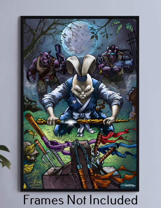 Usagi Yojimbo death of friends Wall Art