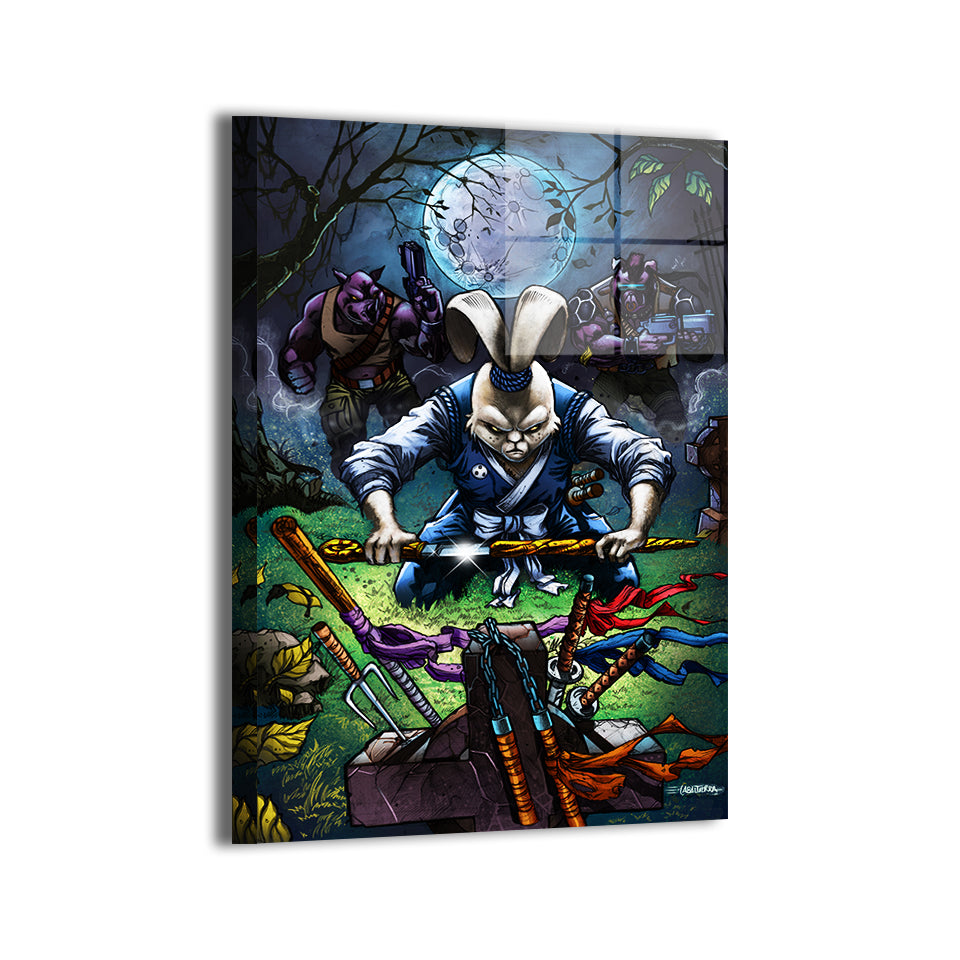 Samurai Rabbit Wall Art