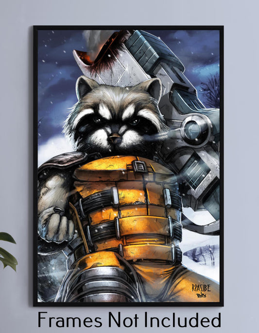 Galaxy's Sharpest Shot Wall Art