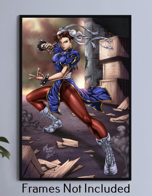 Battle Chun Li Wall Art