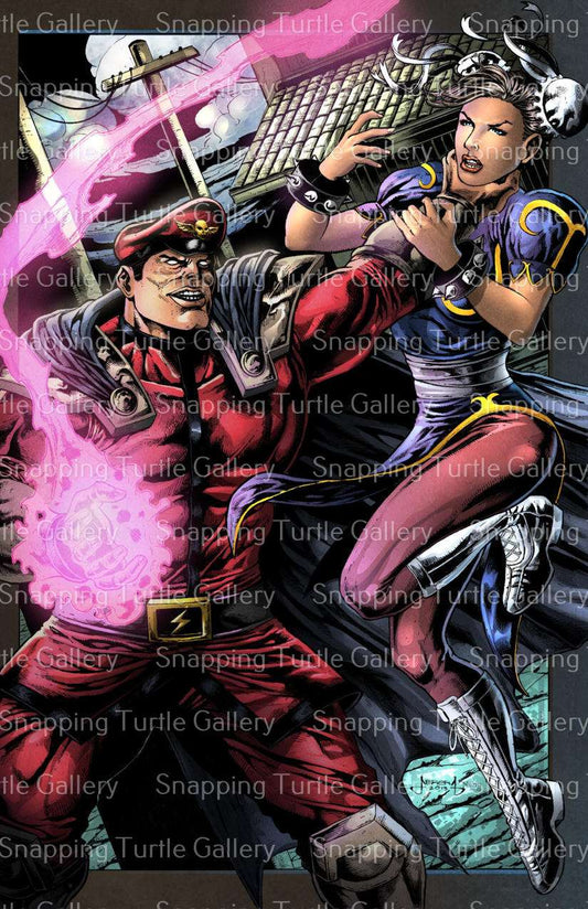 Bison Vs Chun-Li - Street Fighter - Snapping Turtle Gallery