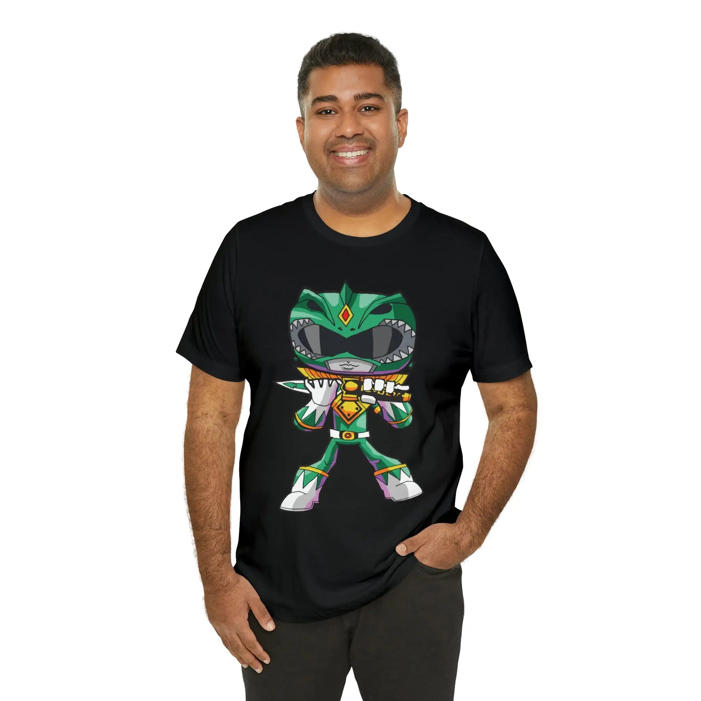 Green Ranger Power Rangers T-Shirt Cartoon Parody Tee Unisex For Men and Women