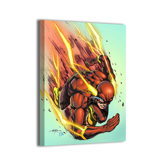 Crimson Velocity Wall Art