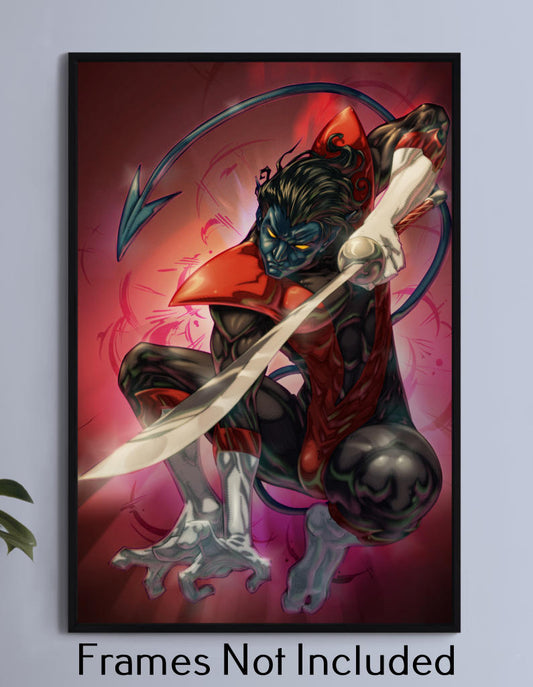 Nightcrawler Leader of Excalibur Wall Art