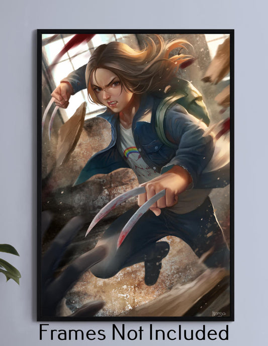 Old Man Logan Laura X-23 Wall Art