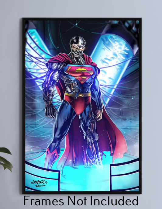 Cyborg Superman Wall Art