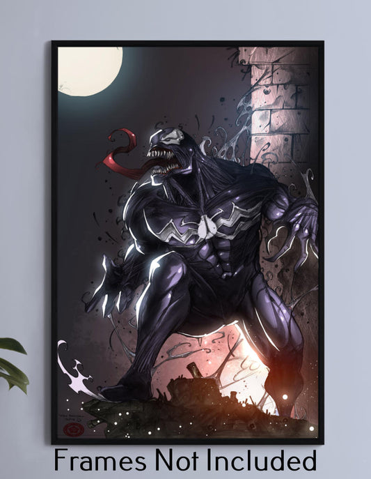 Moonlit Venom Wall Art
