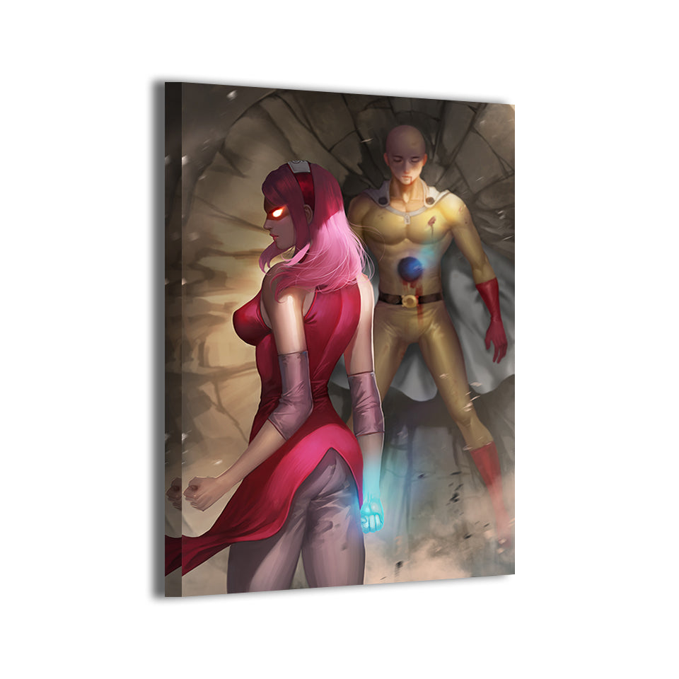 Cherry Blossom Clash Wall Art