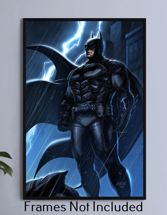Batman Rooftop Wall Art