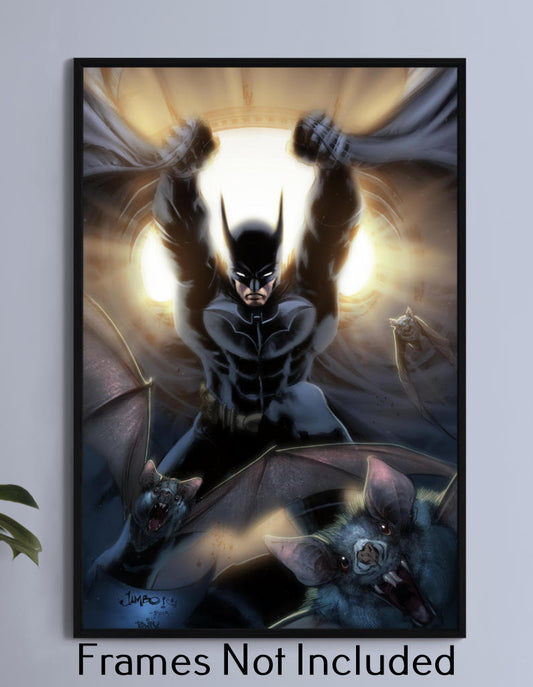 Bat and Batman Wall Art