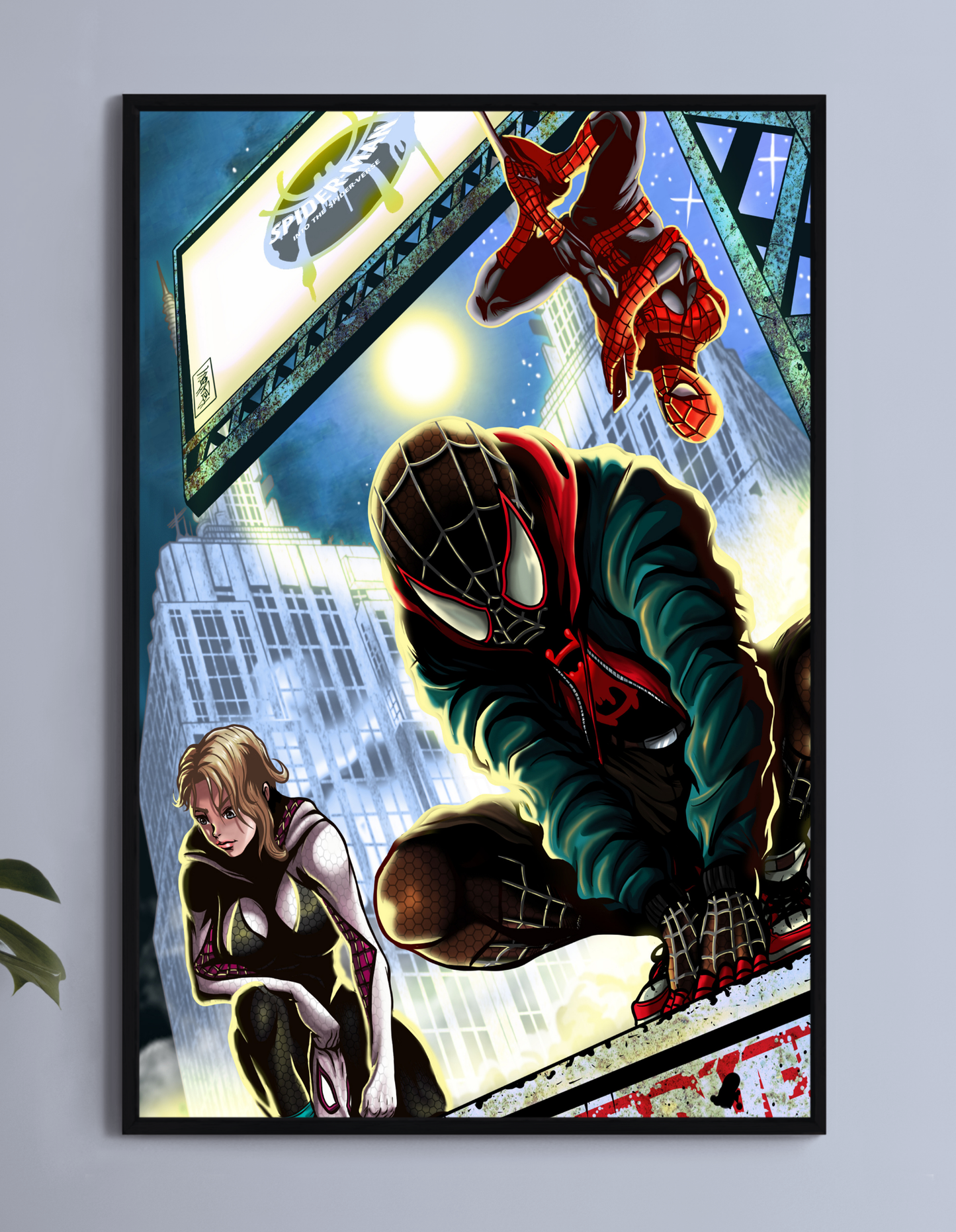 Spider-Verse X Team-up Wall Art