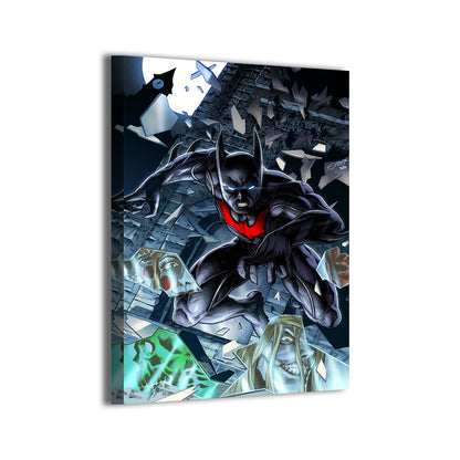 Batman Beyond Vs the Jokers Gang - Snapping Turtle Gallery 24x36 Canvas
