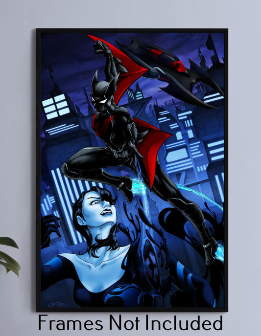 Batman Beyond Vs Inque Wall Art