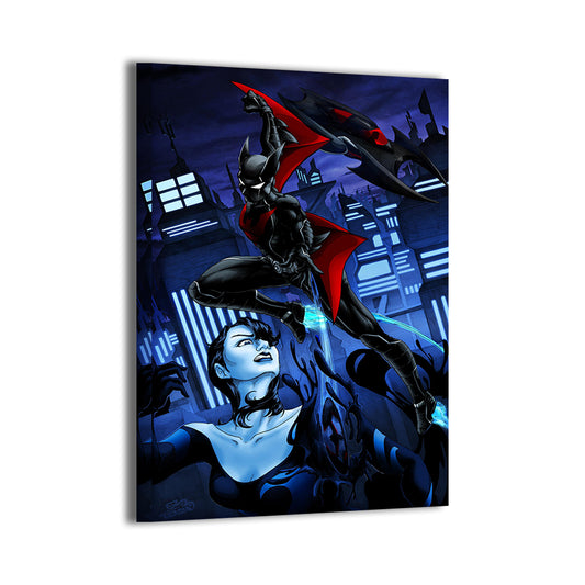 Batman Beyond Vs Inque Wall Art
