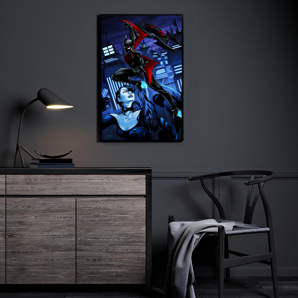 Future Knight vs Shapeshifter Wall Art