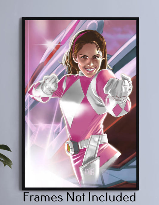 Amy Jo Johnson Classic Power Rangers Wall Art