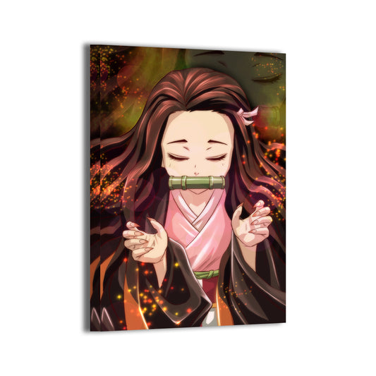 Nezuko Unleashed Wall Art