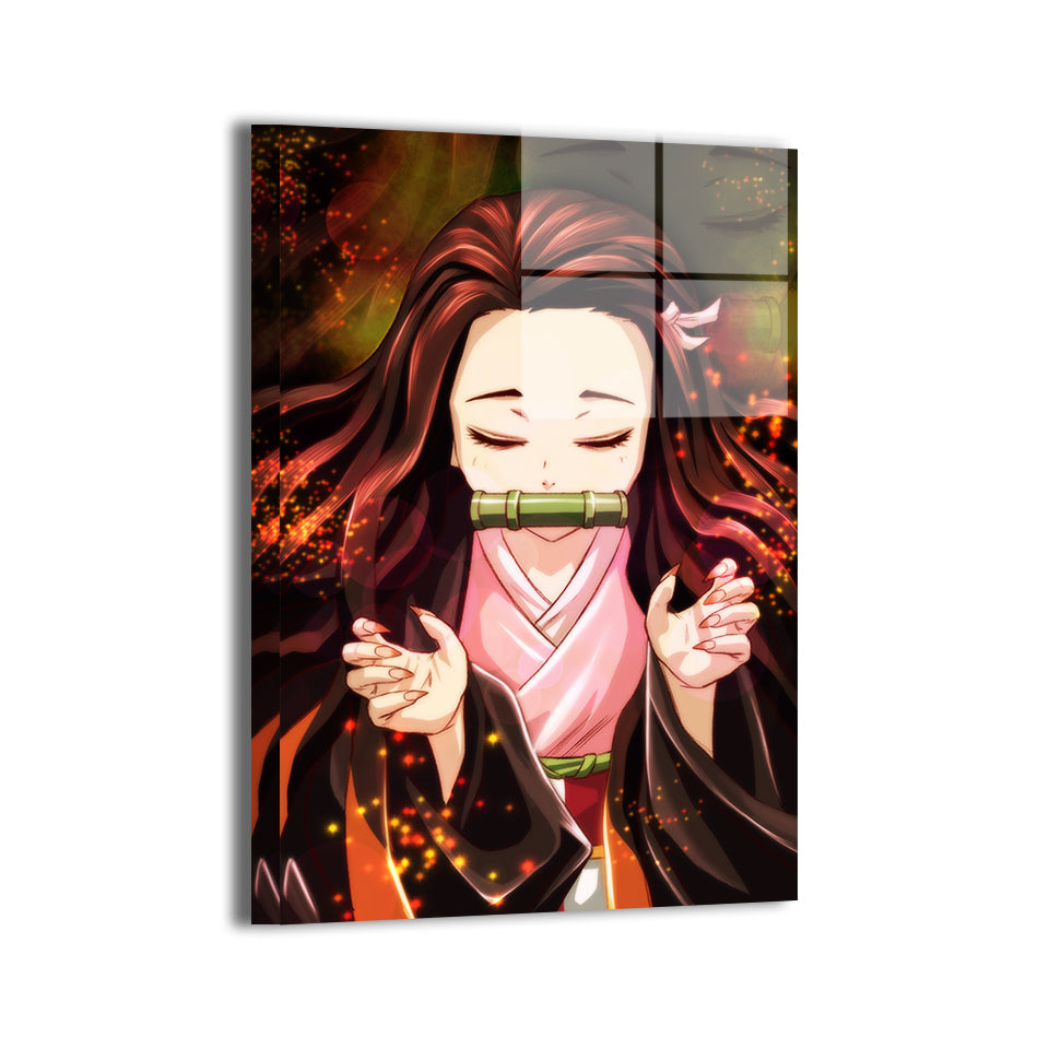 Nezuko Unleashed Wall Art