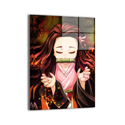 Nezuko Unleashed Wall Art