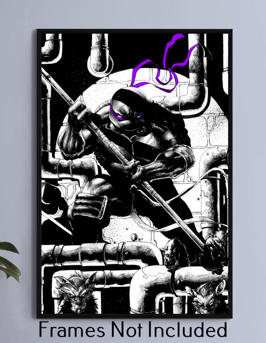 Donatello B&W Wall Art