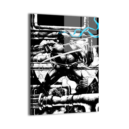 Shadow Blade Turtle Wall Art