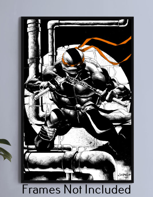 Michelangelo B&W Wall Art