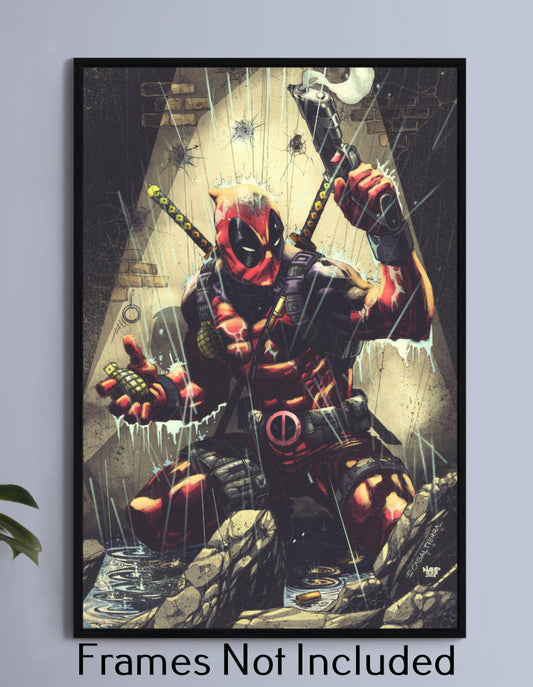 Assassin Deadpool Wall Art