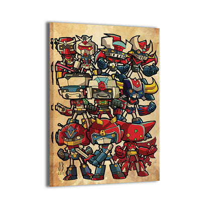 Super Robots Wall Art