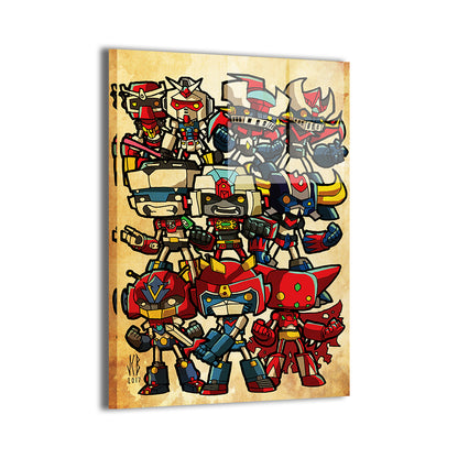 Super Robots Wall Art