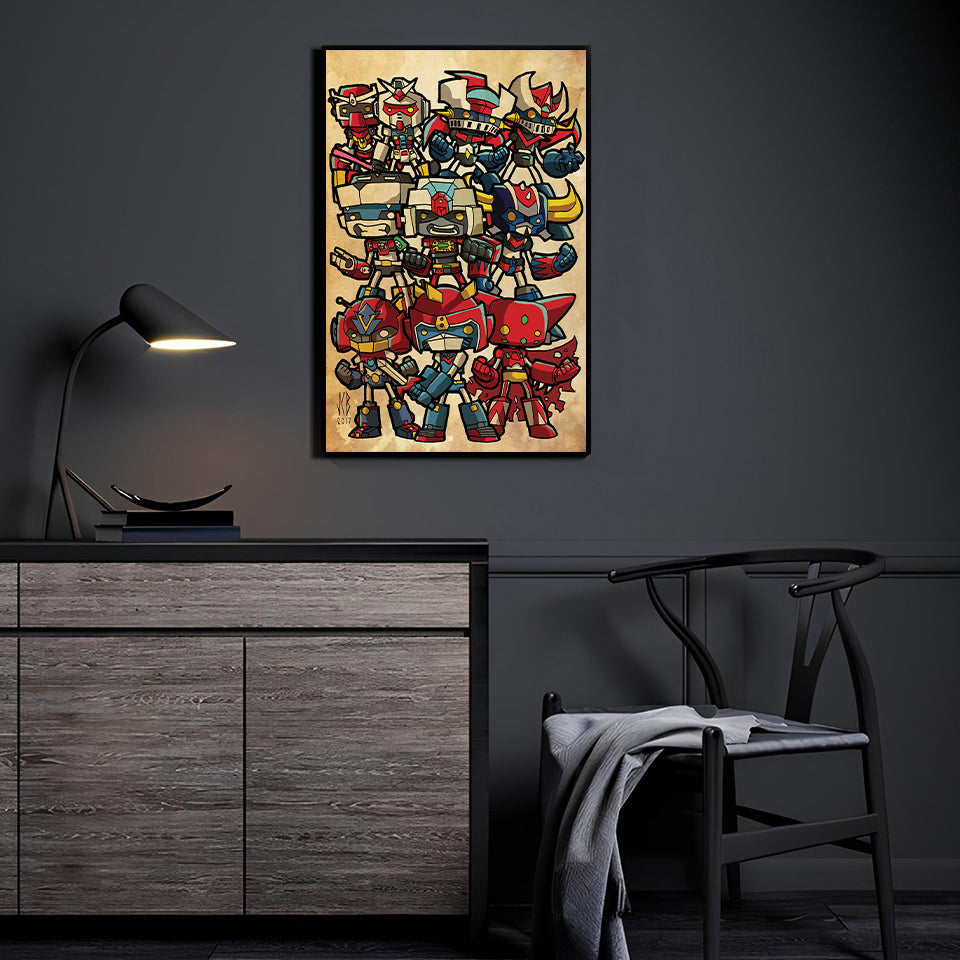 Super Robots Wall Art