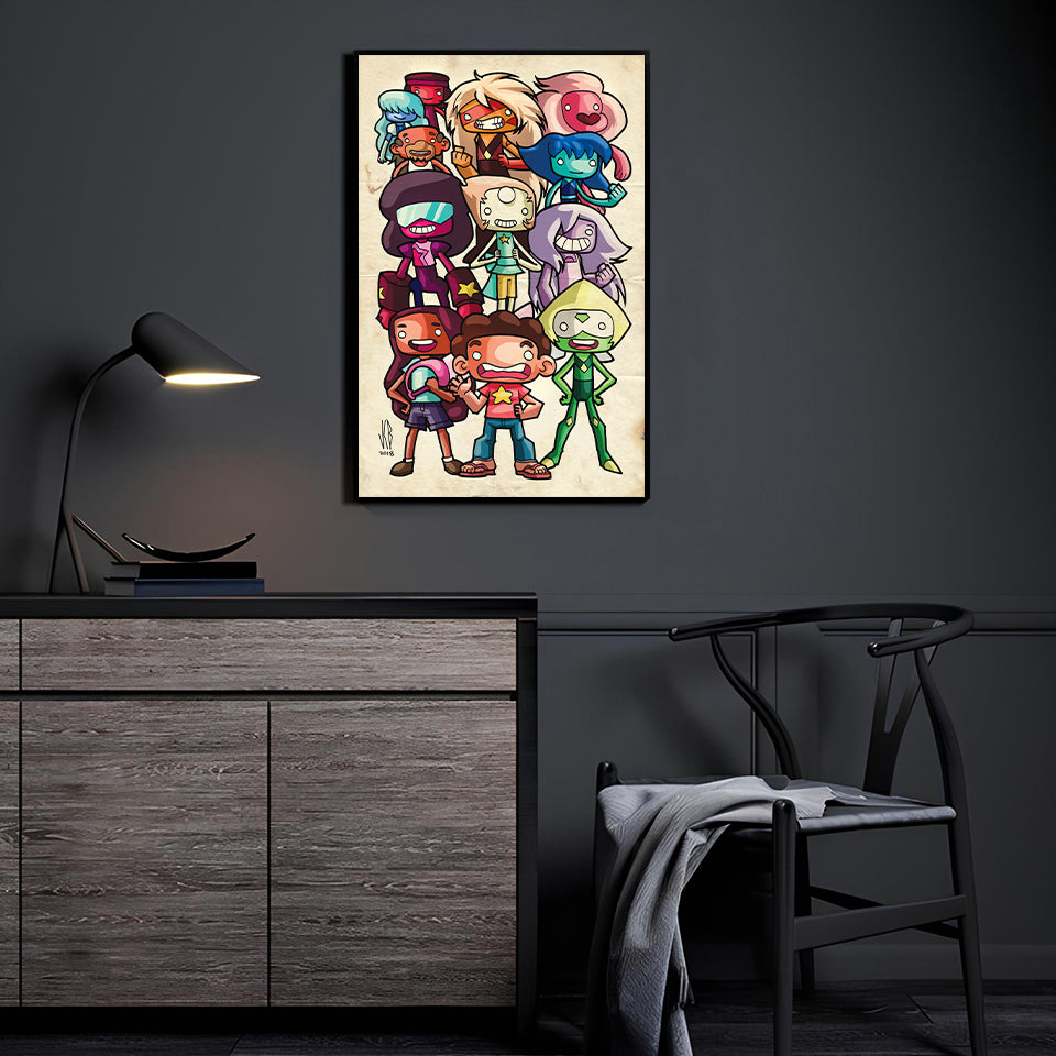 Gem Squad Shuffle Wall Art