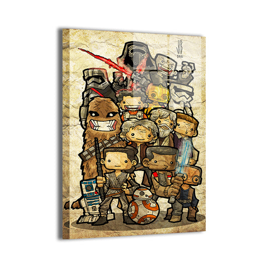 Galaxy Heroes chibi Wall Art