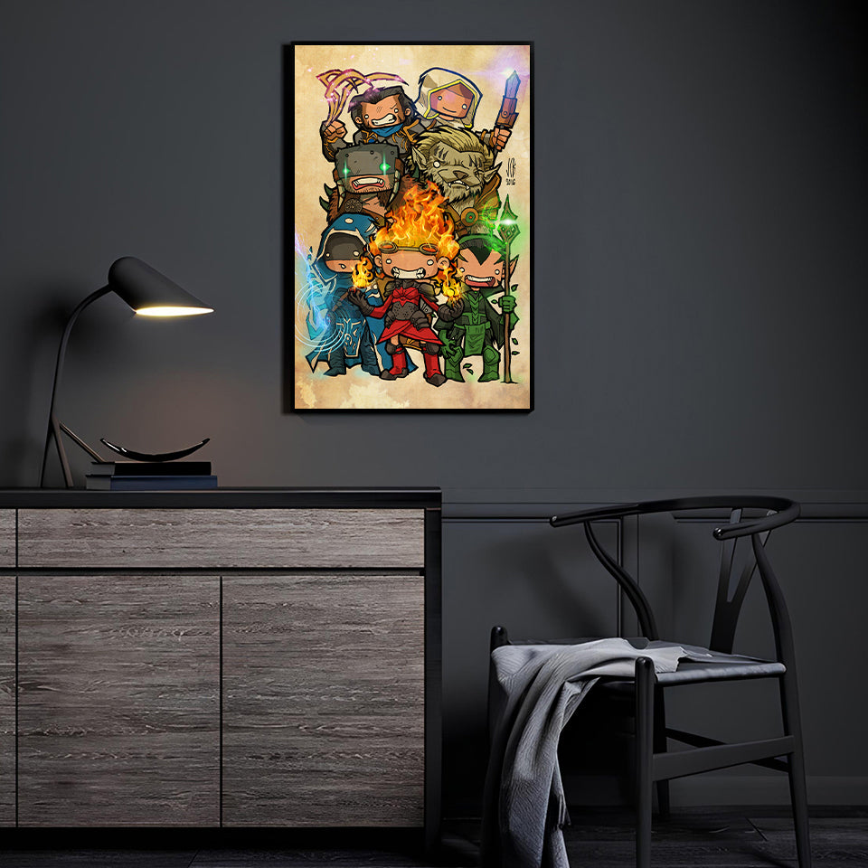 Planeswalker Mayhem Wall Art