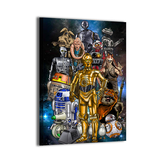 Galactic Sidekicks Wall Art